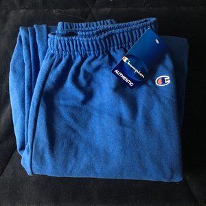 Champion Royal Blue Fleece Sweatpants Size L